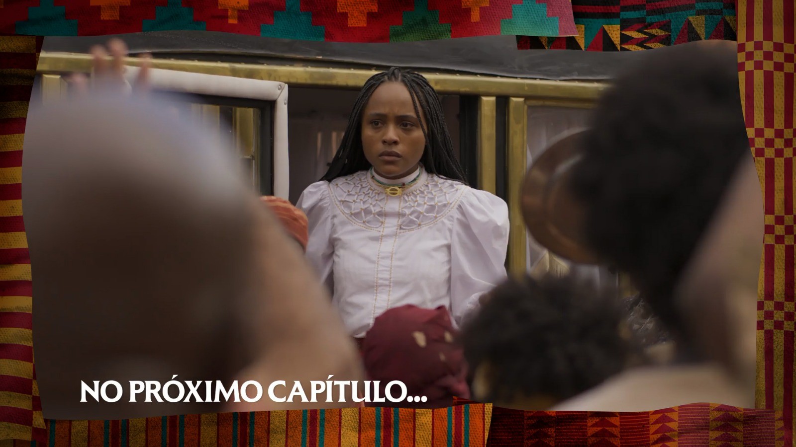 Alika fica horrorizada com a devastação em Batanga na reta final da novela