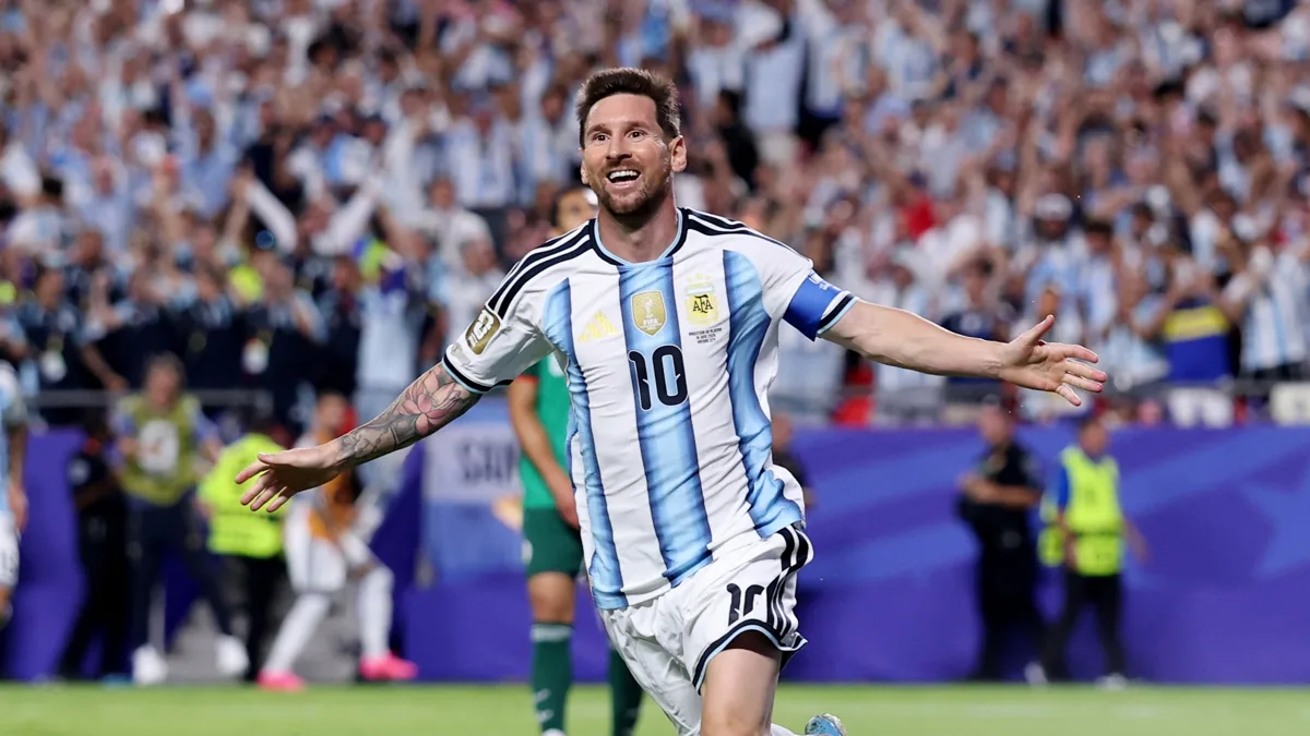 Lionel Messi se despede da seleção da Argentina em amistoso contra Benin
