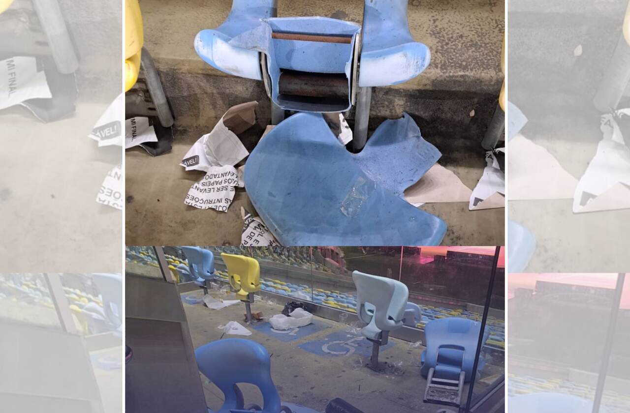 Maracanã sofre vandalismo após eliminação do Vasco na Sul-Americana
