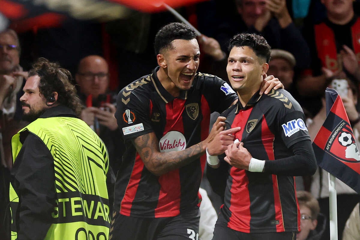 Bournemouth vence o Sturm Graz e faz história na Liga Europa