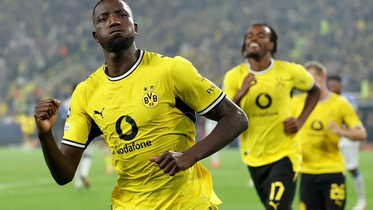 Borussia Dortmund vence o Sabah com dois gols de Guirassy na Champions League