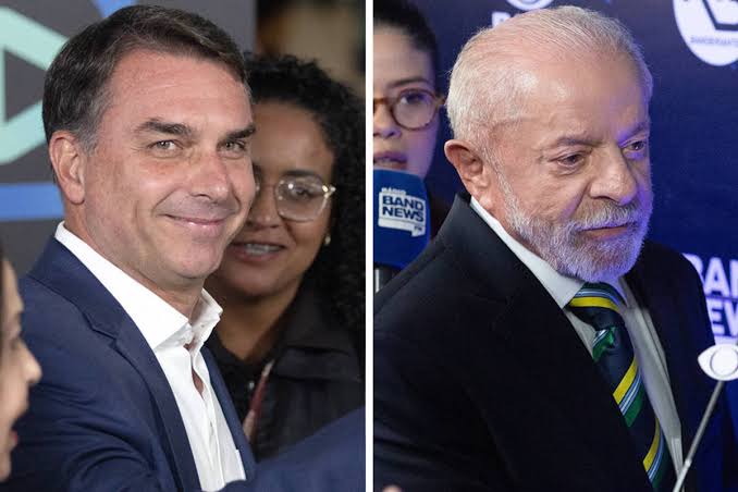 Lula e Flávio Bolsonaro trocam acusações familiares em debate