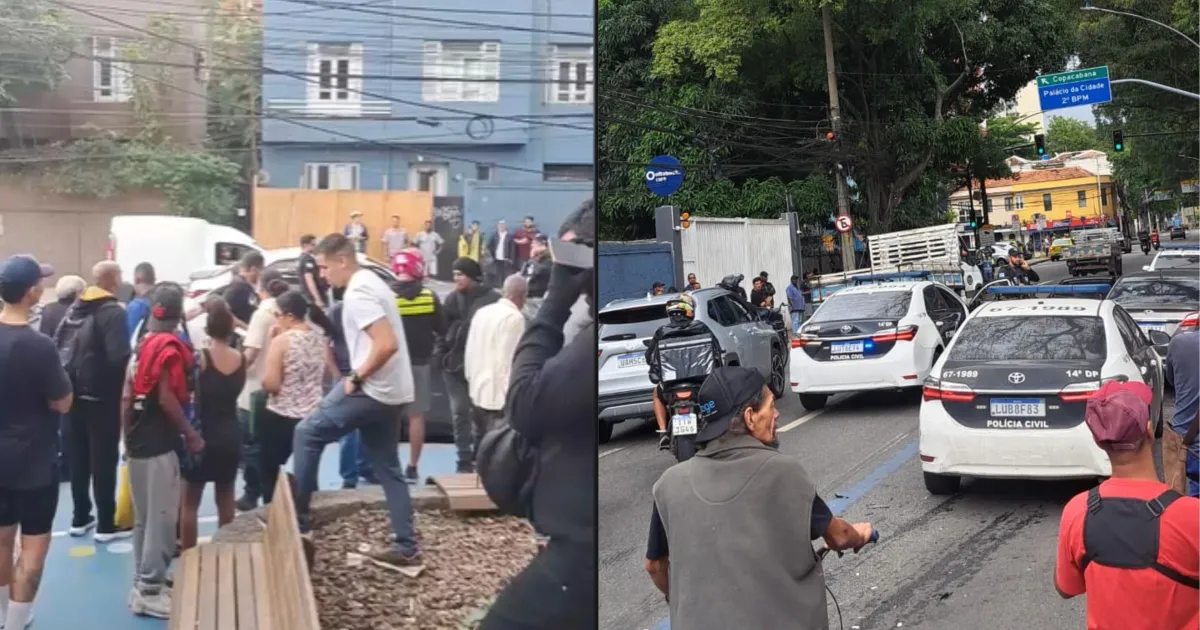Perseguição e tiroteio deixam um morto na Rua São Clemente, no Rio