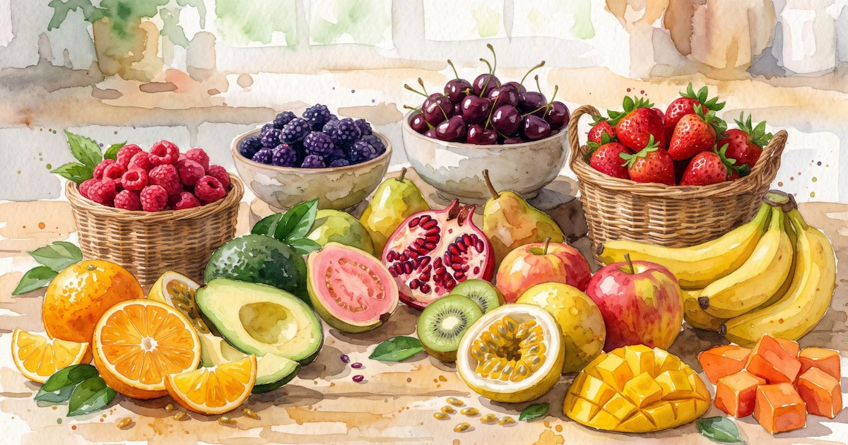 Especialistas destacam frutas ricas em fibras para a saúde