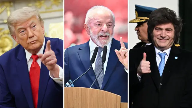 Lula enfrenta desafios externos com Donald Trump e Javier Milei no quarto mandato