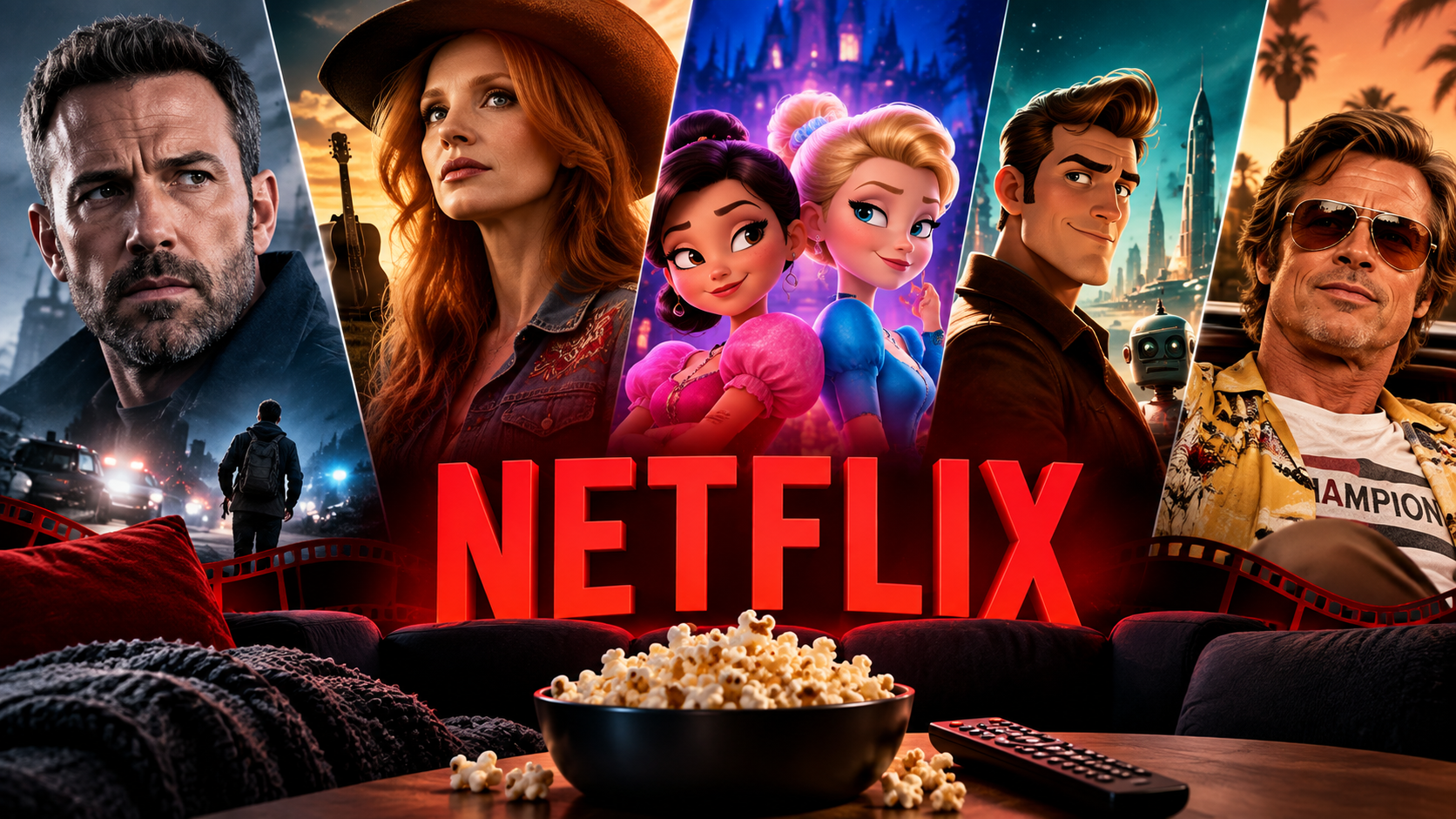 Netflix agenda estreias de produções com grandes nomes de Hollywood para 2026