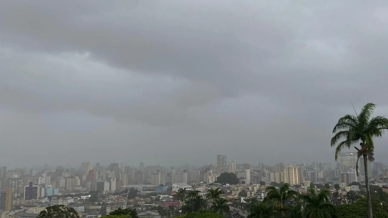 Belo Horizonte sob alerta de chuva forte e ventos intensos