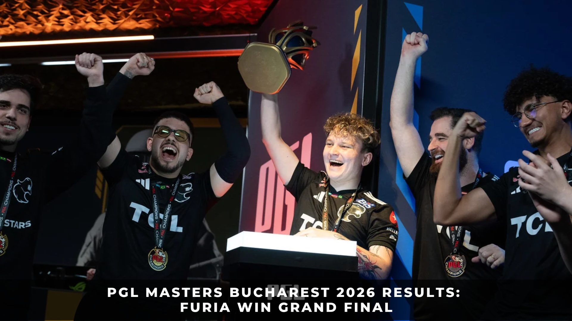 FURIA vence a Nemiga e conquista o PGL Masters Bucharest 2026 de Counter-Strike 2