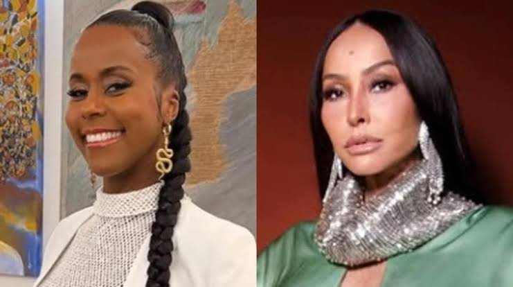 Maju Coutinho e Sabrina Sato exibem gravidezes em encontro na Globo