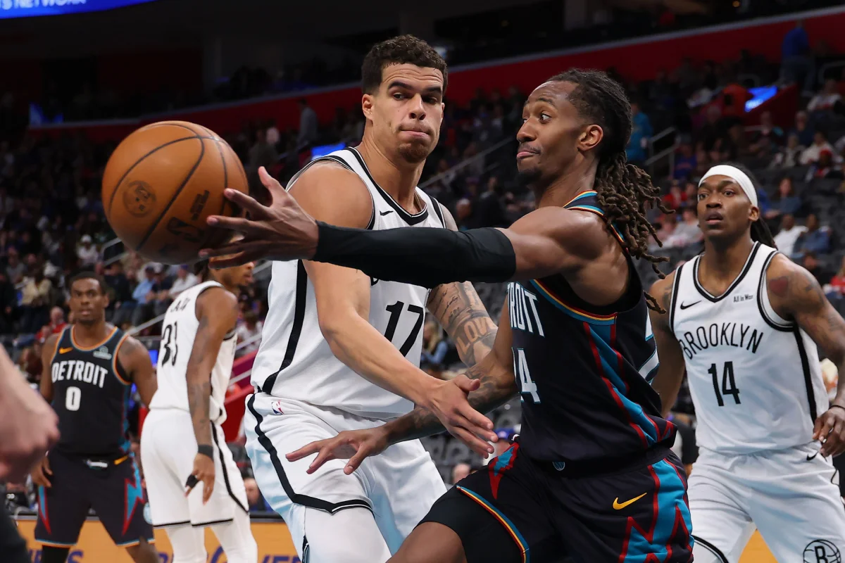 Detroit Pistons e Brooklyn Nets duelam em confronto pela NBA Cup