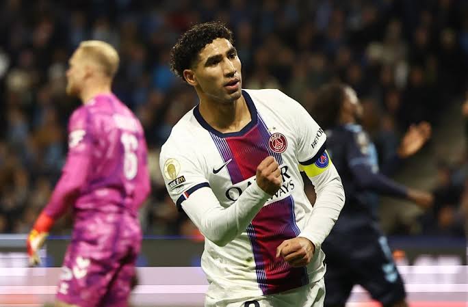 PSG goleia o Le Havre com três gols de Hakimi pelo Campeonato Francês