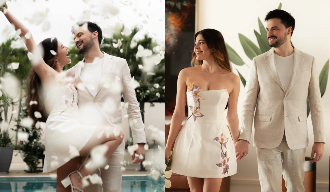 Felipe Neto se casa com a influenciadora Juliane Carvalho