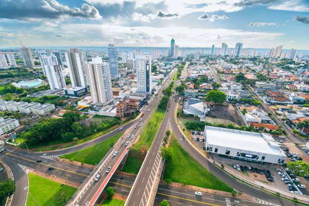Campo Grande enfrenta alerta de tempestades e ventos fortes no fim de semana