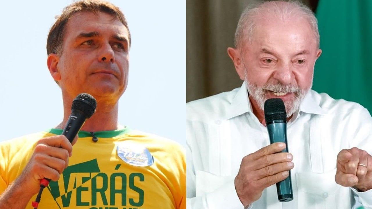 Pesquisa PoderData/Aya aponta Flávio Bolsonaro com 52% e Lula com 48% no segundo turno