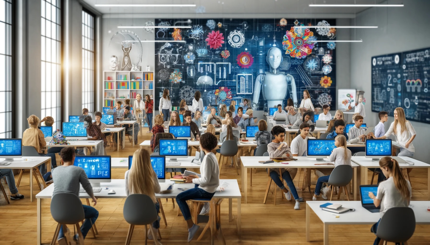 Debate sobre inteligência artificial e segurança em salas de aula
