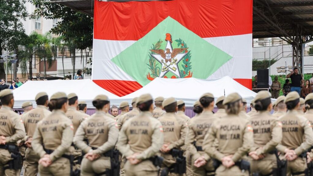 Ações da Polícia Militar de Santa Catarina marcam o fim de semana no estado