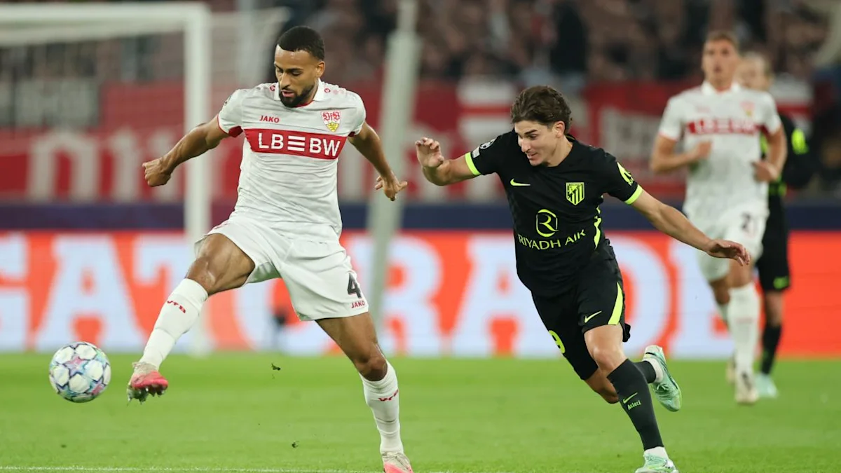 VfB Stuttgart empata com o Atlético de Madrid na Liga dos Campeões