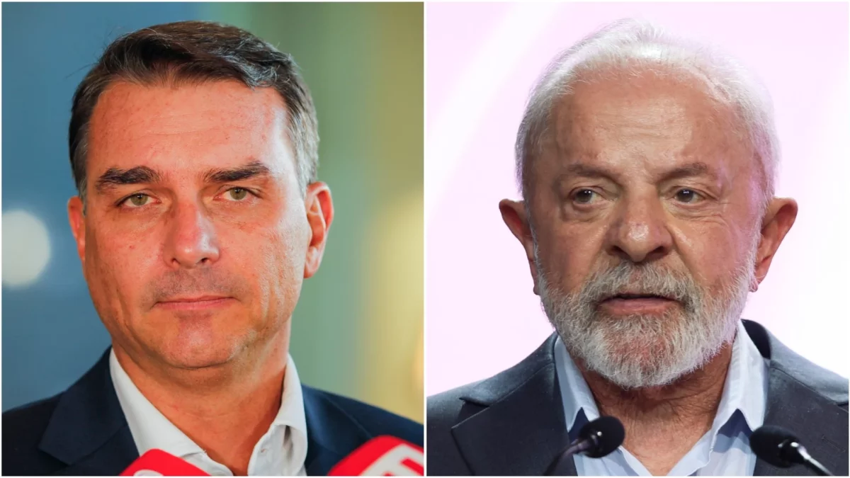 Pesquisa aponta Flávio com 52% e Lula com 48% dos votos válidos