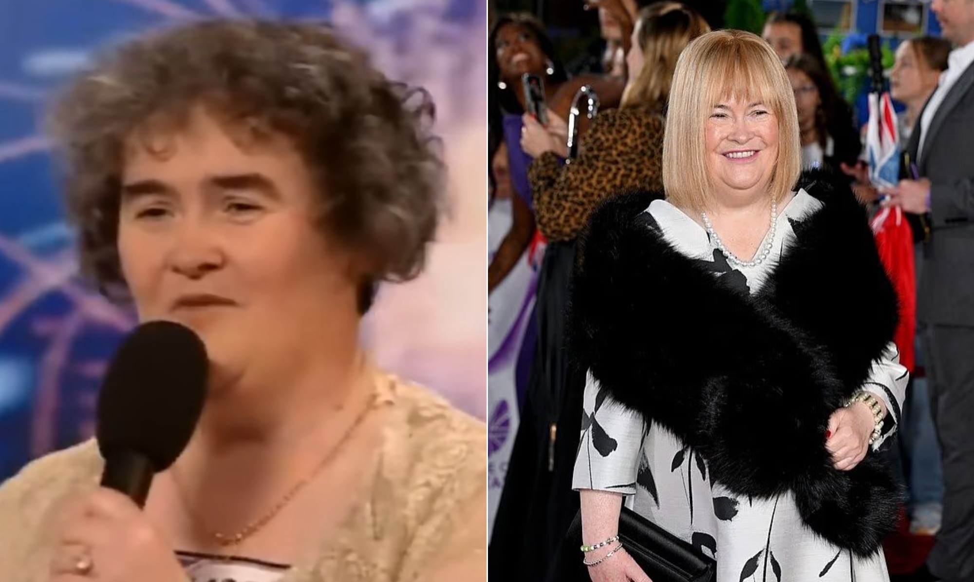 Susan Boyle exibe novo visual aos 65 anos em viagem a Nova York
