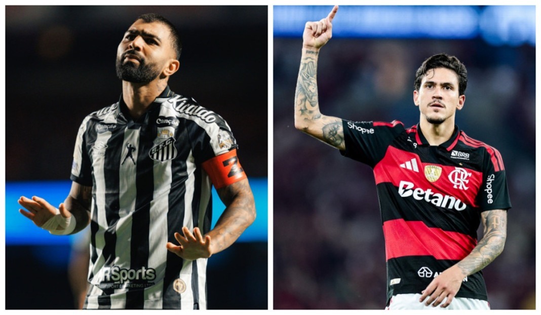 Santos e Flamengo duelam nesta quinta-feira pelo Campeonato Brasileiro