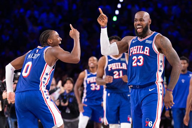 Sixers viram 29 pontos contra os Cavs e Shai encerra recorde na NBA