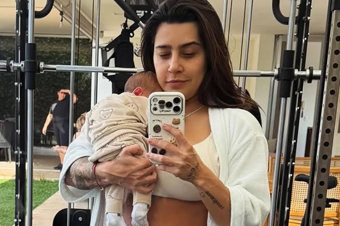 Lauana Prado compartilha novo registro de Dom e fala sobre a maternidade