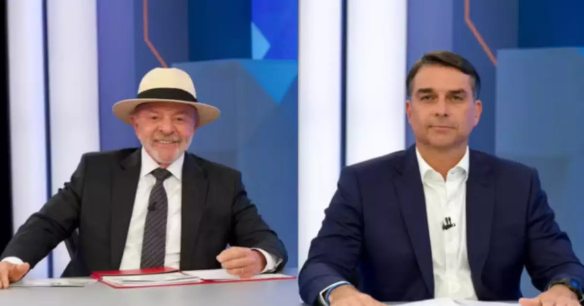 Flávio Bolsonaro e Lula realizam primeiro debate do segundo turno na Band