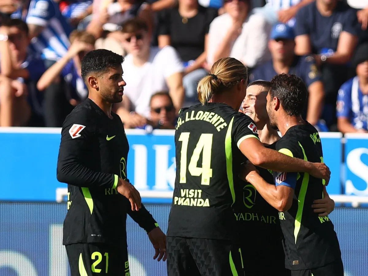 Atlético de Madrid vence o Alavés com gol no fim pela La Liga