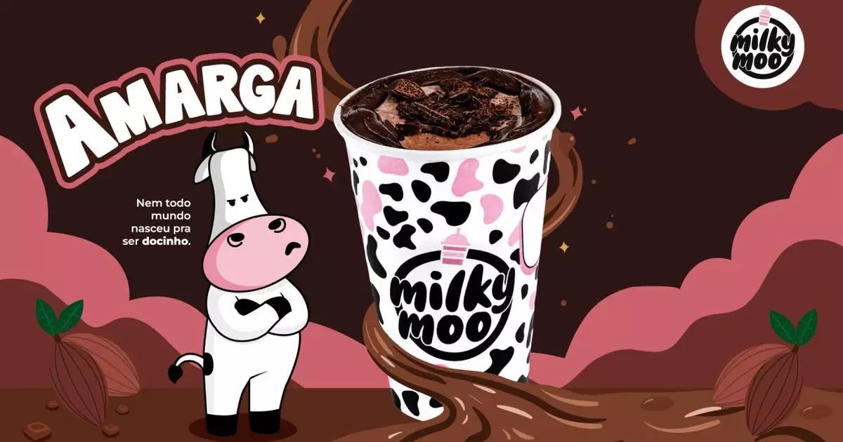 Milky Moo transforma críticas de internet no milkshake Amarga