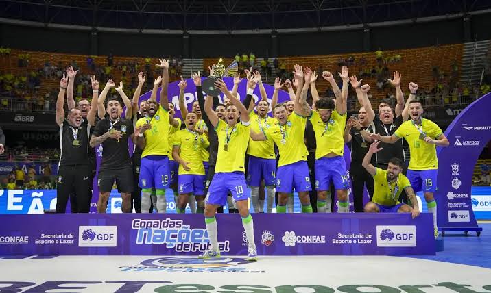 Seleção Brasileira conquista a Futsal Nations Cup no Paraná