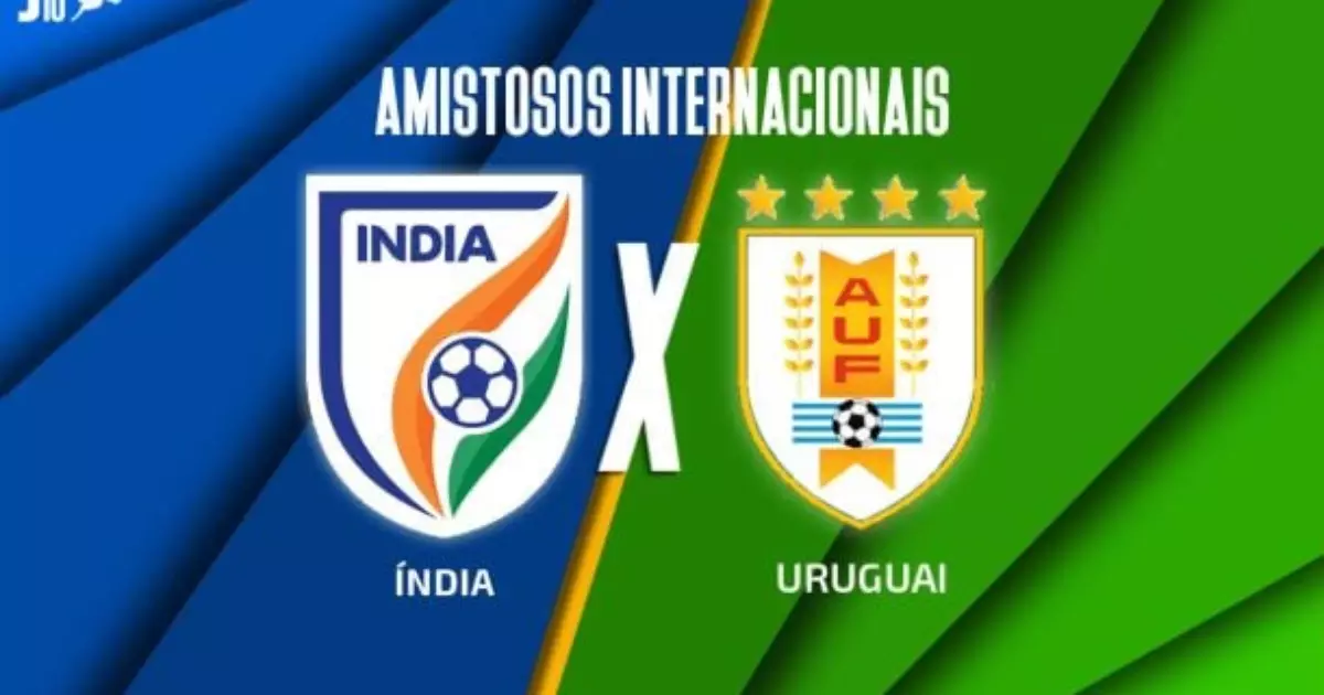 Índia e Uruguai se enfrentam em amistoso internacional em Calcutá