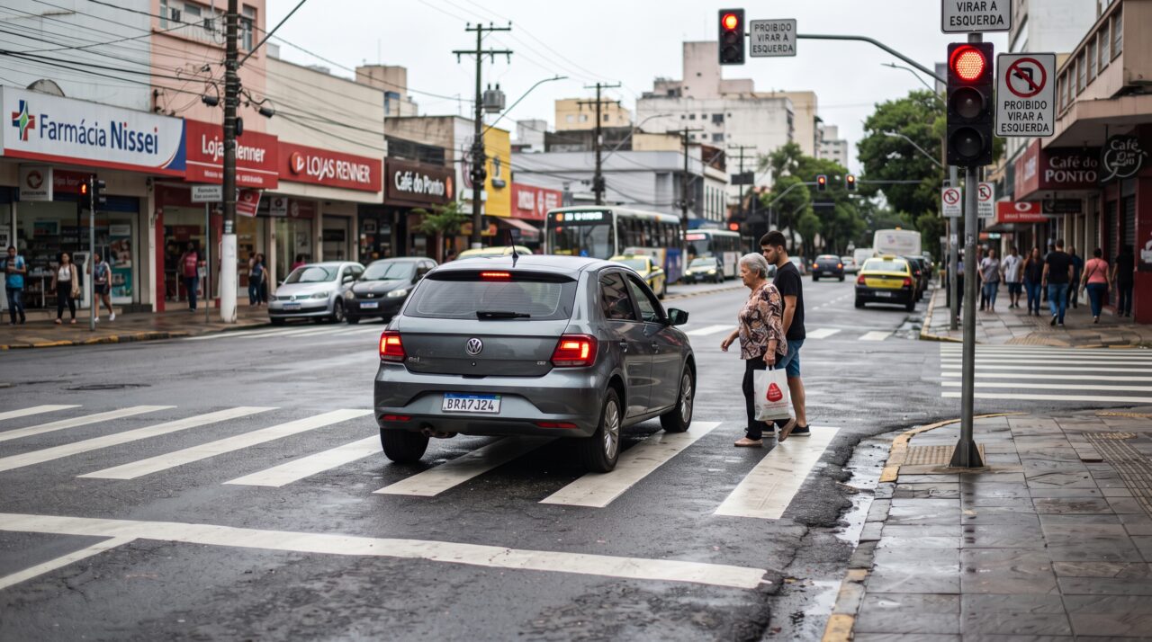 Regras e punições para motoristas nos semáforos e faixas de pedestres
