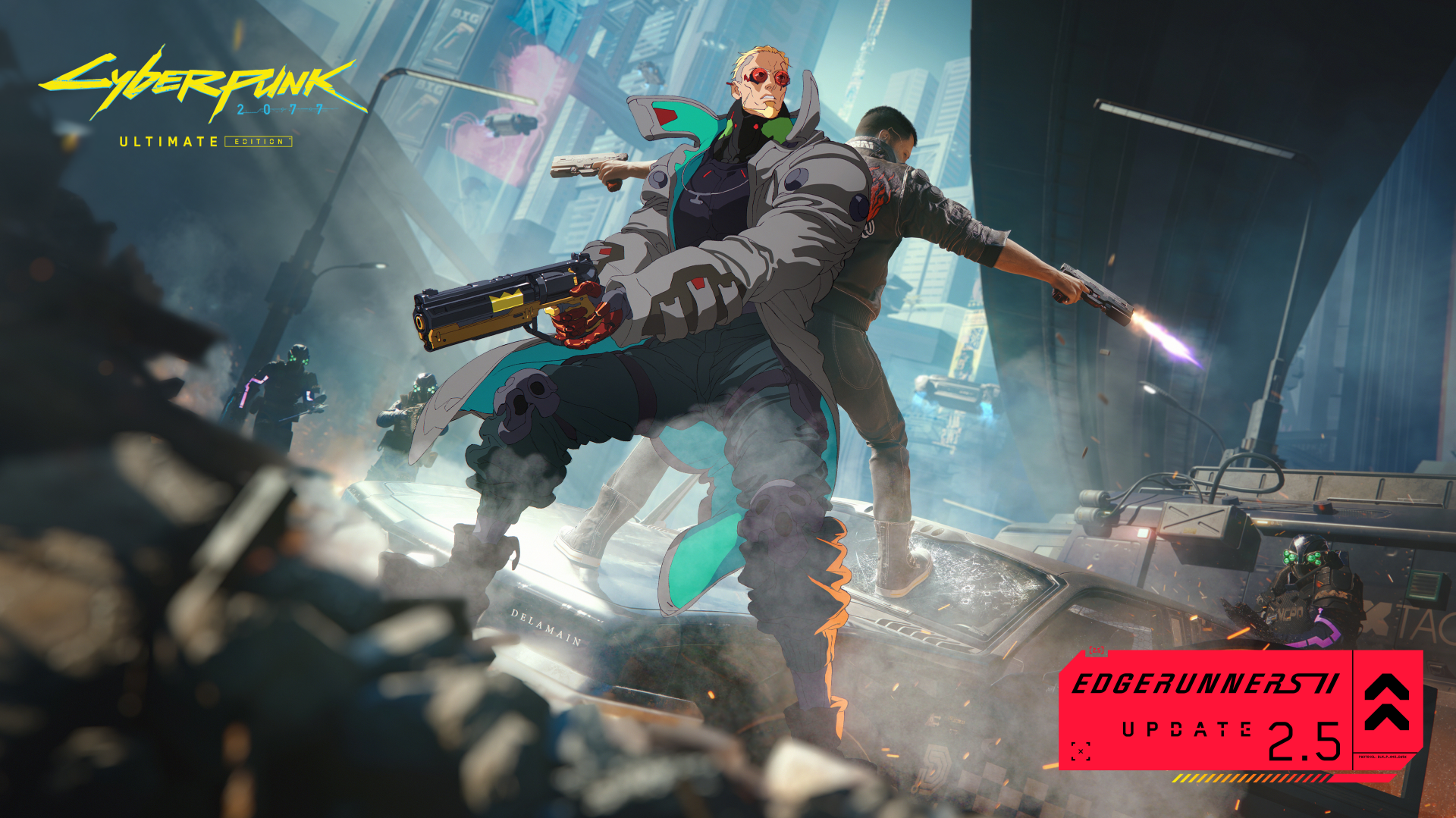 Cyberpunk 2077 recebe atualização 2.5 e série Mercenários 2 estreia na Netflix