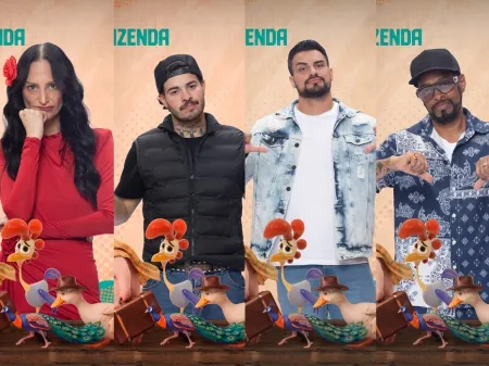 A Fazenda 18: Terceira Roça é formada com Renê, Ariela, Thaíde e Jottapê
