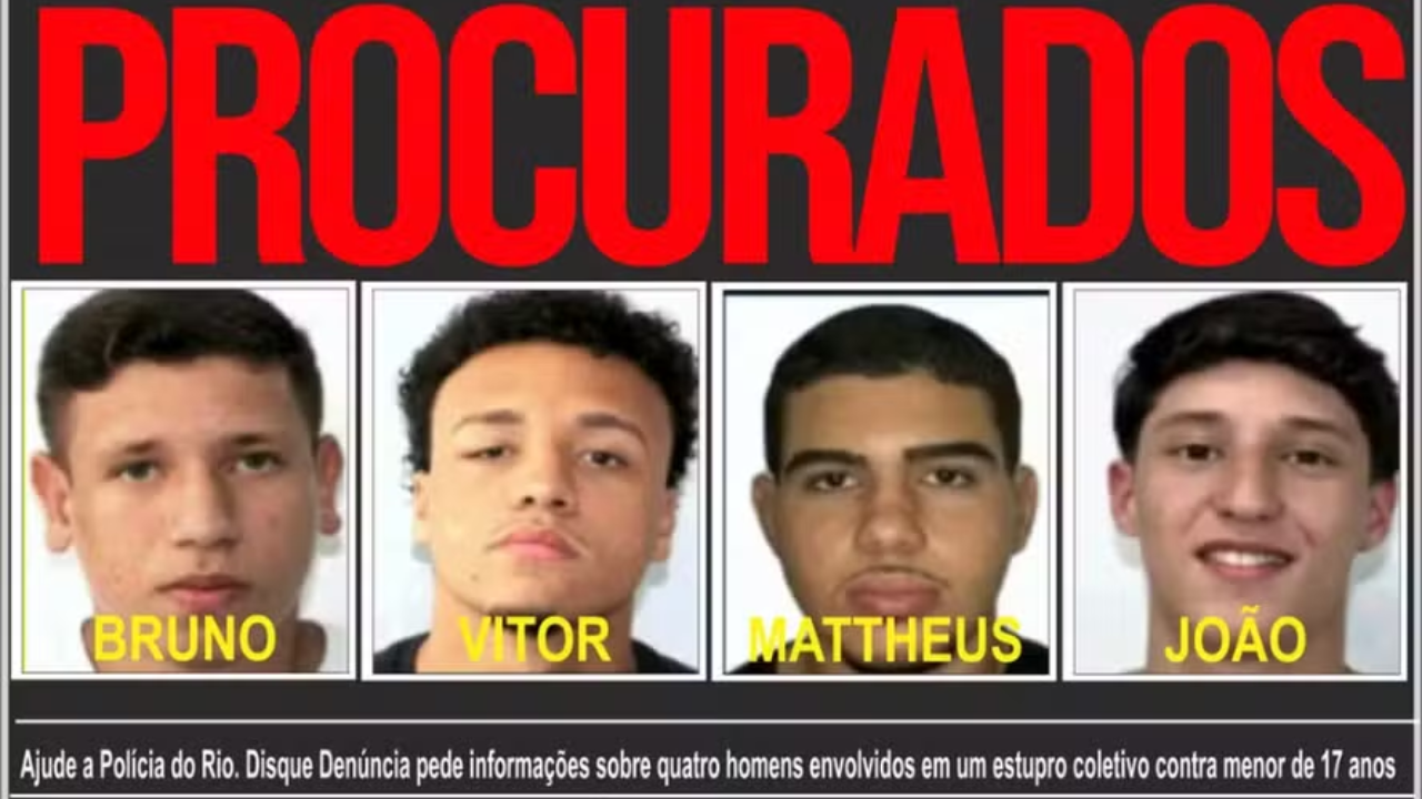 Justiça do RJ condena quatro jovens a 15 anos por estupro coletivo