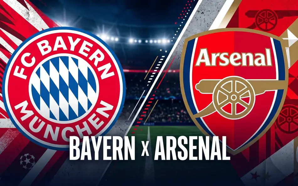 Bayern de Munique e Arsenal duelam pela UEFA Champions League