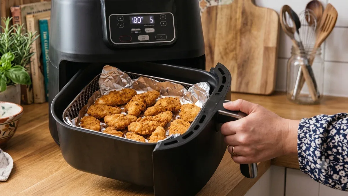 Saiba como usar papel-alumínio e formas na air fryer com segurança