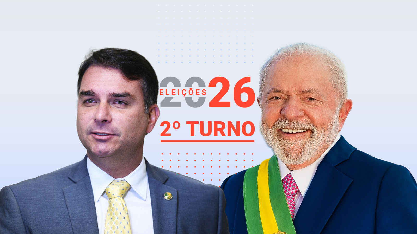 Flávio e Lula disputam o segundo turno da eleição presidencial