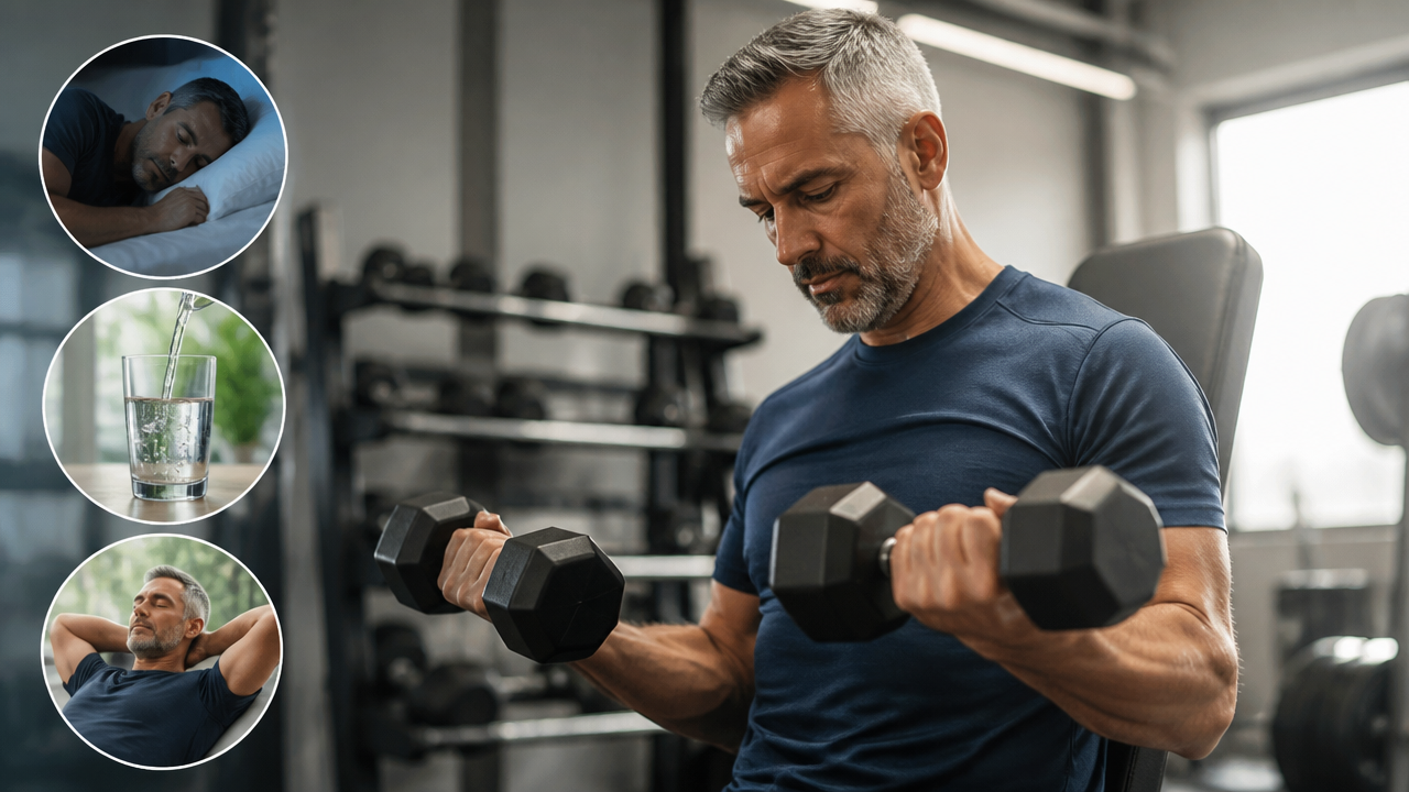 Cuidados essenciais para a recuperação muscular e bem-estar físico após os 40 anos