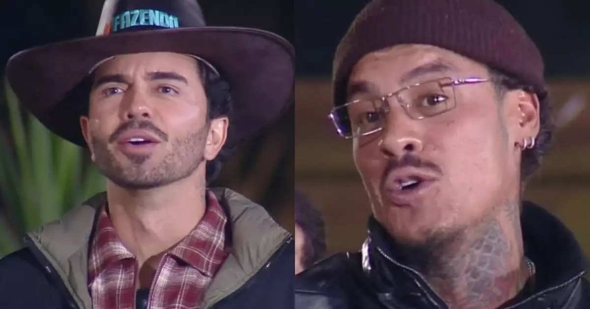 A Fazenda 18: Alfredo e Murilo trocam acusações de racismo