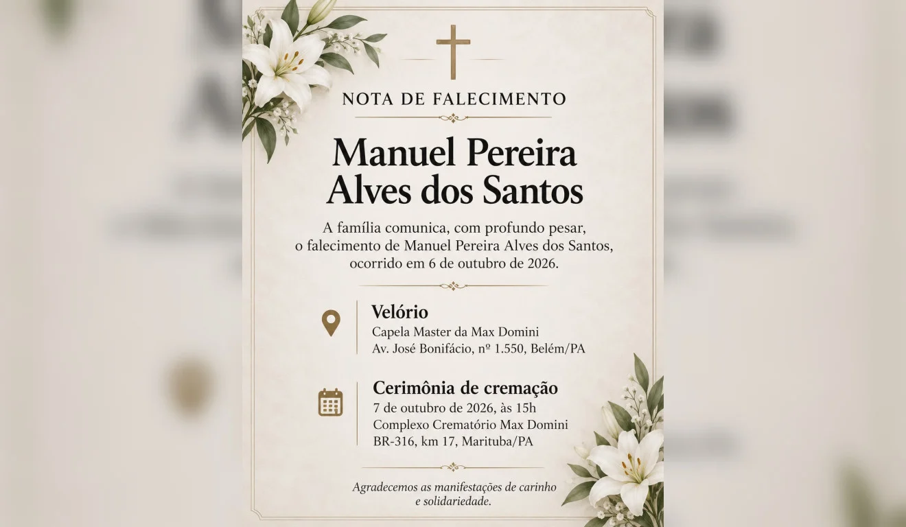 Morre em Belém Manuel Santos, fundador da empresa Nova Marambaia