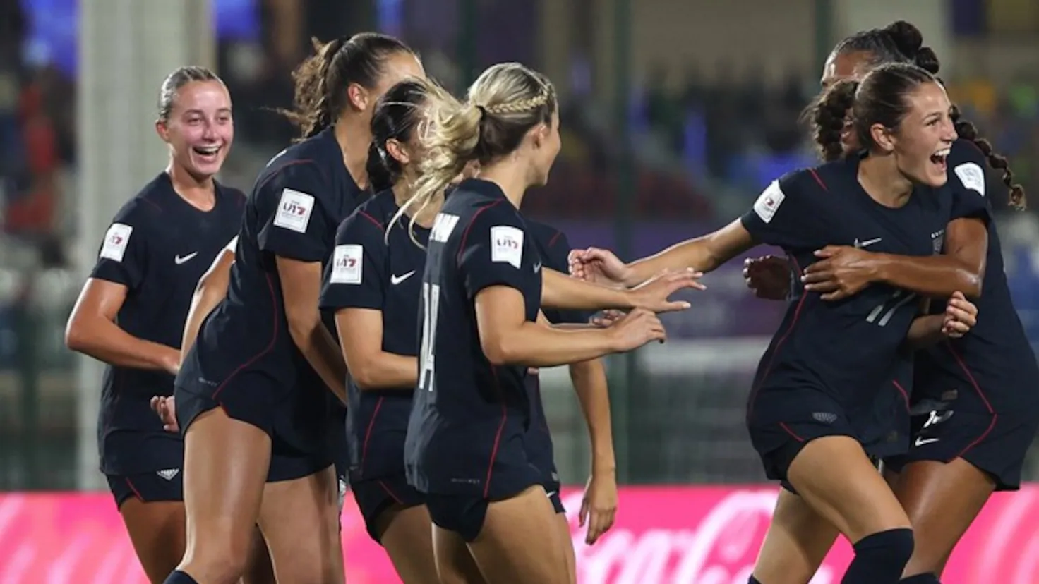 Estados Unidos goleiam Samoa por 17 a 0 em estreia histórica no Mundial Sub-17