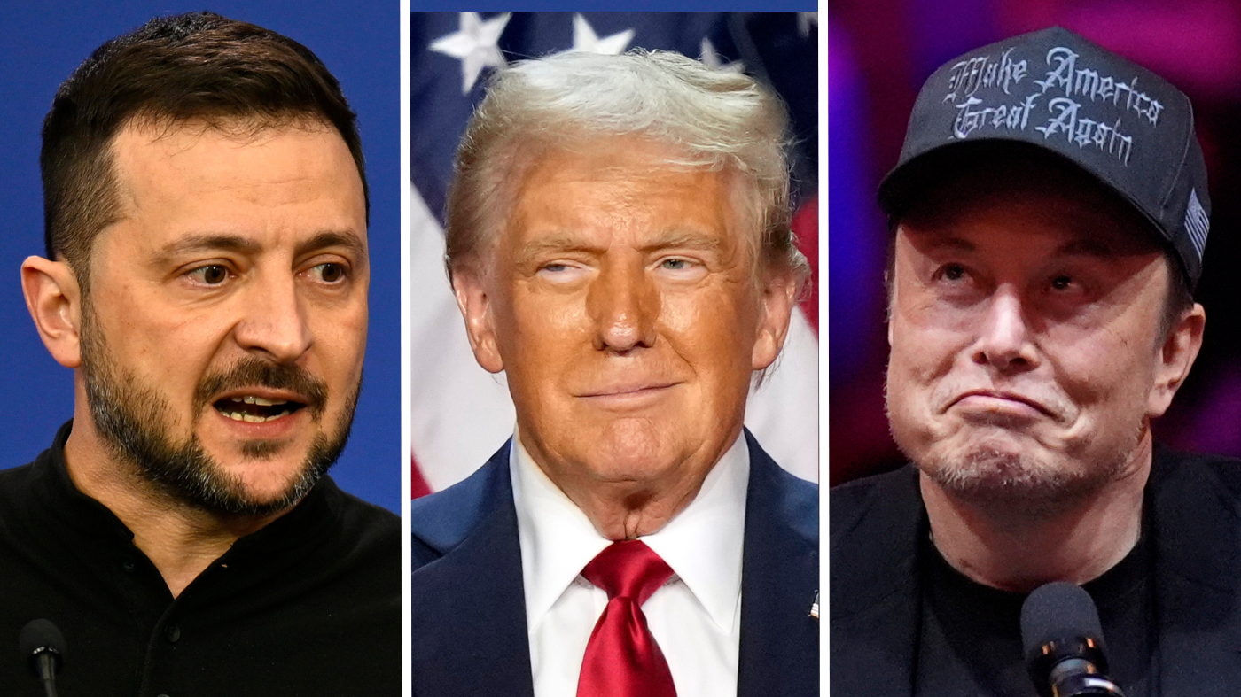 Elon Musk e Donald Trump cobram saída de Volodymyr Zelensky da Ucrânia