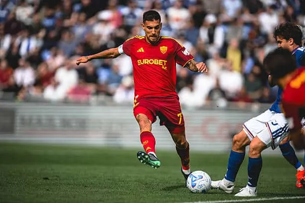 Lorenzo Pellegrini completa 350 jogos pela Roma em empate contra o Como