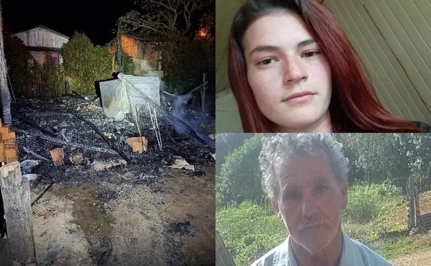 Ex-namorado é preso após jovem grávida e pai morrerem carbonizados em SC