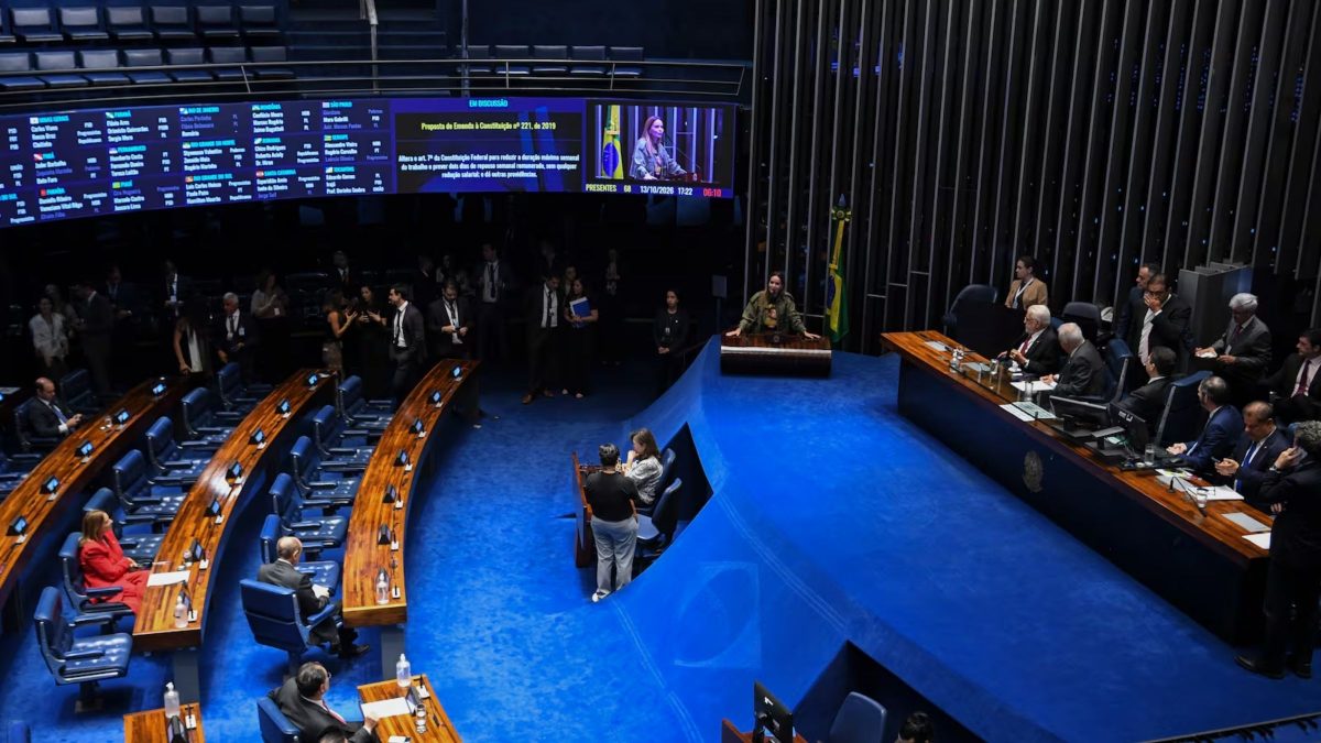 Senado vota PEC que prevê o fim da escala 6x1 em dois turnos