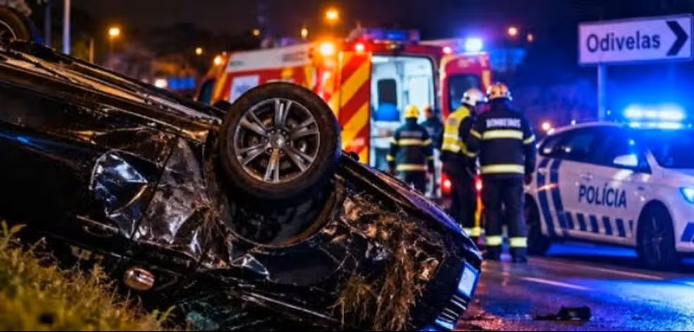 Brasileira morre em capotamento de carro em Portugal