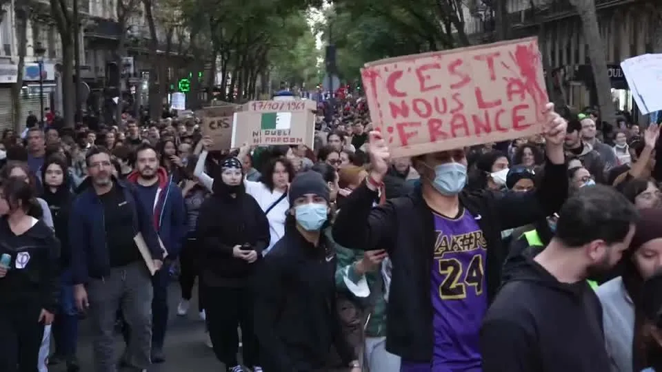 Protestos na França contra custo de vida terminam com centenas de prisões