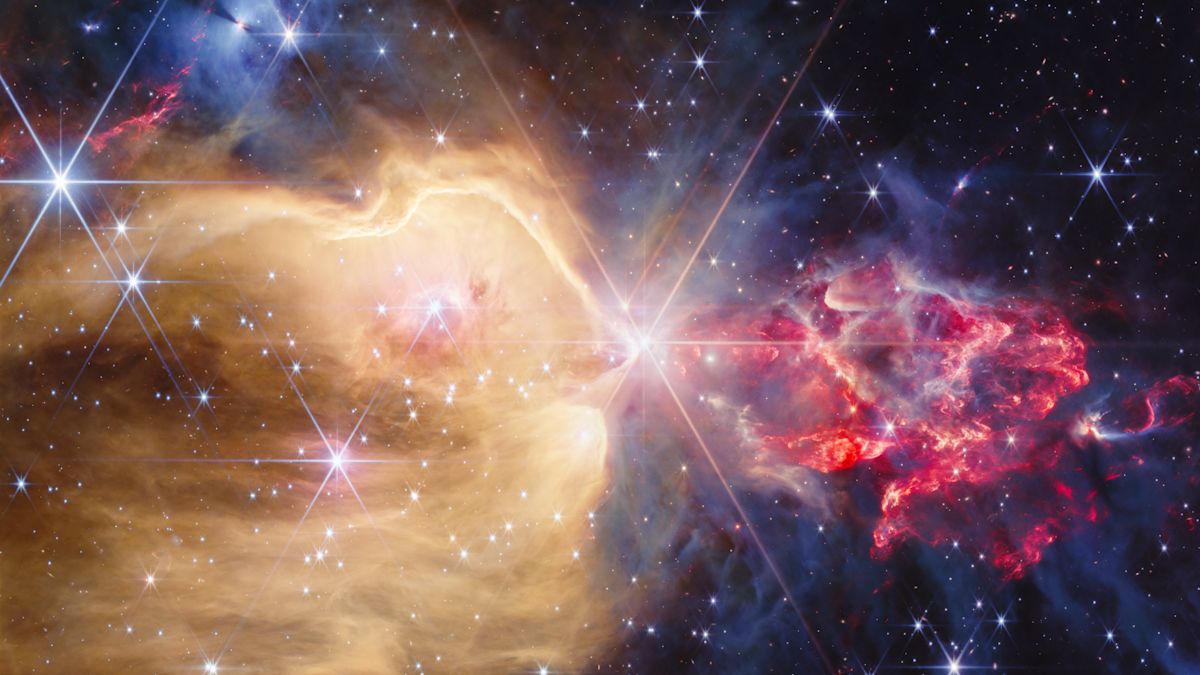 Telescópio James Webb revela berçário estelar e colisões cósmicas
