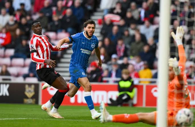 Brighton vence o Sunderland fora de casa e consolida boa fase na Premier League